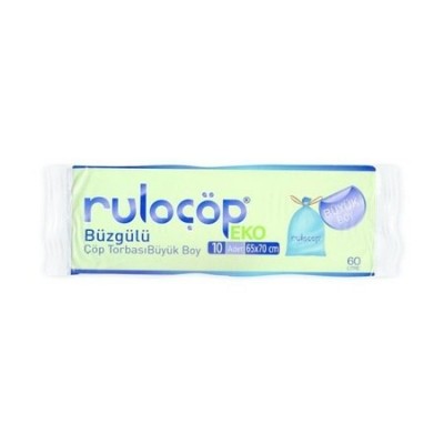 Büzgülü Çöp Torbası Büyük Boy Kokusuz ( 65x70 )